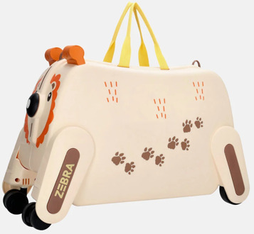 rol handbagage zitkoffer beige