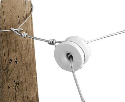 Rol-hoekisolator Porselein - 60 stuks