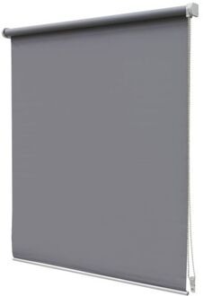 Rolgordijn Verduisterend Unicolor Luxe Donkergrijs 100x190cm