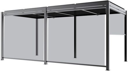 Rolgordijn Voor Pergola Riaci 300x572x218/230cm - 3 Stuks