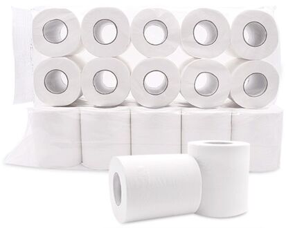 Roll Papier 10/12, Huis Huishouden 4 Lagen Bad Toilet Roll Paper Toiletpapier 12 stks