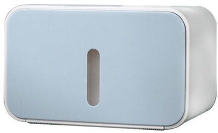 Roll Papier Opbergdoos Wandcloset Tissue Plank Houder Waterdicht Badkamer Lade blauw