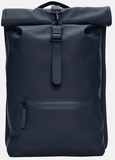 Roll Top laptoprugzak 15 inch navy Blauw