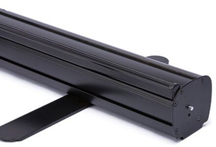 Roll up banner - kies de zwarte cassette voor een luxe uitstraling drukken