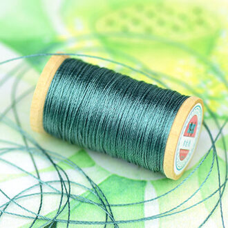 Roll Van 0.3 Mm Polyamide Fiber Lijn Hand Geweven Borduurgaren Kwasten Lijn 50M Hoge Sterkte 3 Strengen draad Blauwachtig Groen 6