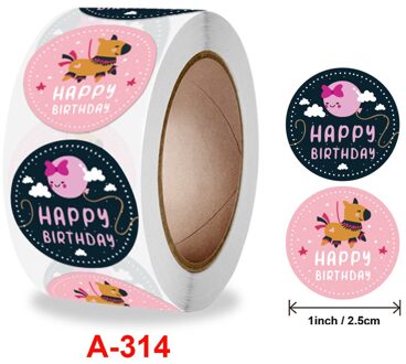 Rolled Bloemen Verjaardag Dank U Stickers Voor Moederdag Decoratie Envelop Seal Sticker Labels A314