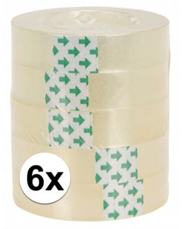 Rollen plakband - 6 stuks