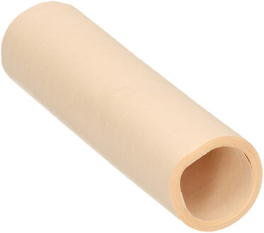 Rollen Serpentines van papier - beige - 4 meter - 14 x 4 cm - Feestartikelen/versieringen