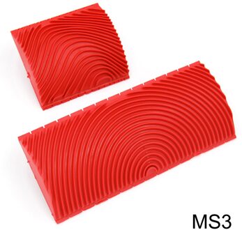 Roller Borstel Accessoires Decoratie Gereedschappen Diy Muur Textuur Art Rode Schilderen Tool Hout Korrelen Gereedschappen A1