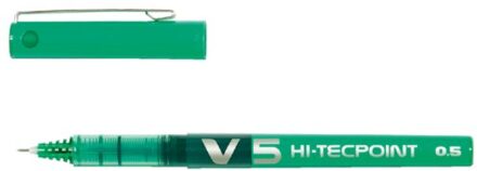 Roller Hi-tecpoint V5 Schrijfbreedte 0,3 Mm Groen