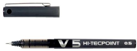 roller Hi-Tecpoint V5 schrijfbreedte 0,3 mm zwart