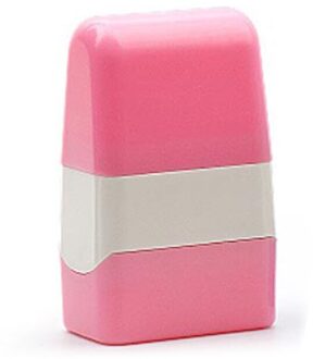Roller Identiteit Diefstal Bescherming Stempel Voor Bewaken Uw Id Privacy Vertrouwelijke Data Yu-Home roze
