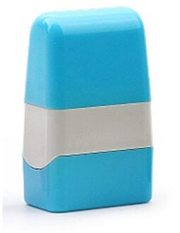 Roller Identiteit Diefstal Bescherming Stempel Voor Bewaken Uw Id Privacy Vertrouwelijke Gegevens JS22 blauw
