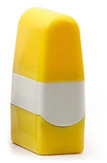 Roller Identiteit Diefstal Bescherming Stempel Voor Bewaken Uw Id Privacy Vertrouwelijke Gegevens JS22 geel