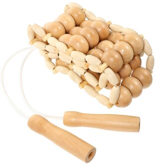 Roller Touw Houten Massager Tool Voor Body Spier Pijnbestrijding
