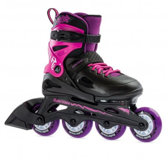 Rollerblade Fury Skate Junior (verstelbaar) zwart - roze - paars - 36 1/2-40 1/2