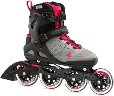 Rollerblade Macroblade dames inline skates 90 mm neutral grey / paradise pink