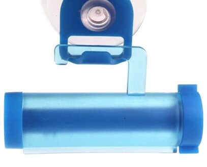 Rolling Squeezer Tandpasta Dispenser Tube Sucker Opknoping Houder # T2 blauw