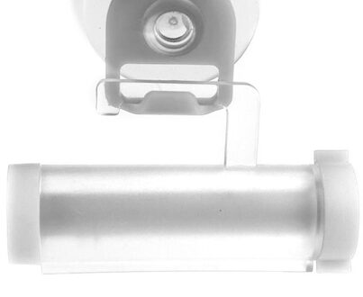 Rolling Squeezer Tandpasta Dispenser Tube Sucker Opknoping Houder # T2 wit
