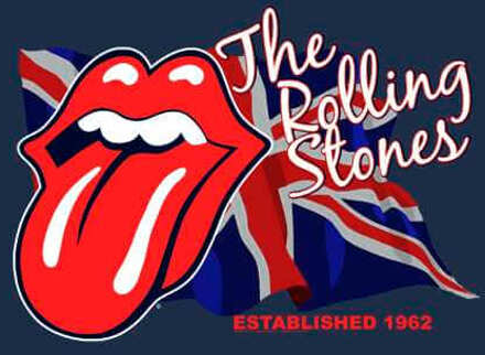 Rolling Stones Lick The Flag Men's T-Shirt - Navy - XXL
