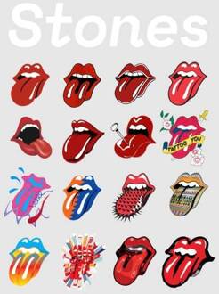 Rolling Stones No Filter Tongue Evolution Women's T-Shirt - Grey - 3XL Grijs
