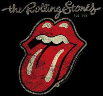Rolling Stones Plastered Tongue Sweatshirt - Black - S Zwart
