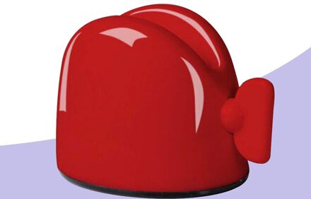 Rolling Tube Tandpasta Knijper Tandpasta Seat Holder Stand Draaien Tandpasta Buis Rollen, Gezicht Wassen Buizen Staande Houder Rood