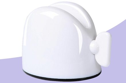 Rolling Tube Tandpasta Knijper Tandpasta Seat Holder Stand Draaien Tandpasta Buis Rollen, Gezicht Wassen Buizen Staande Houder wit