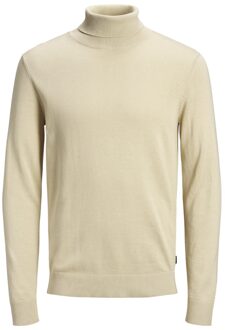 Rollneck Pullover Sweater Jack & Jones , Beige , Heren - 2XL