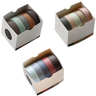 Rolls Washi Papier Tapes Gekleurde Decoratieve Stickers Tape Verpakking Band Voor Diy Levert