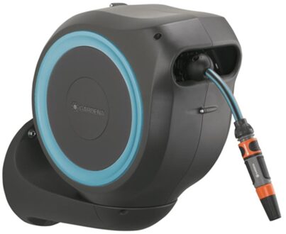 RollUp Wandslangenbox 15 m - Antraciet Blauw, Grijs