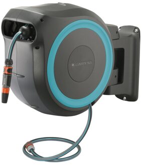 RollUp Wandslangenbox 25 m - Antraciet Blauw, Grijs