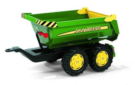 Rolly Toys John Deere Halfpipe kiepkar Groen