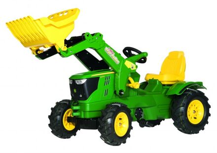 Rolly Toys traptractor RollyFarmtrac John Deere 6210R LB groen