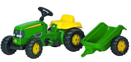Rolly Toys traptractor RollyKid John Deere junior groen/geel