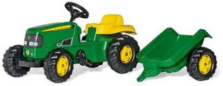 Rolly Toys traptractor RollyKid John Deere junior groen/geel