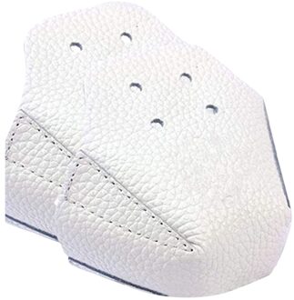 Rolschaatsen Lederen Neus Lederen Neus Roller Skate Sneakers Teen Protector Case Voor Outdoor Training Gym Sport Tool wit