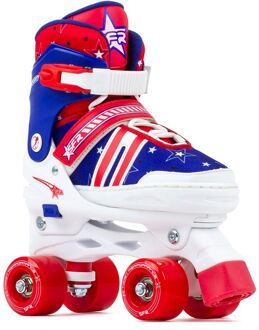 Rolschaatsen - Maat 29-33Kinderen - blauw/rood/wit