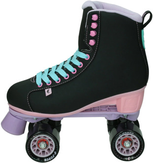 Rolschaatsen Melrose Dames Polyurethaan Zwart/roze Mt 39