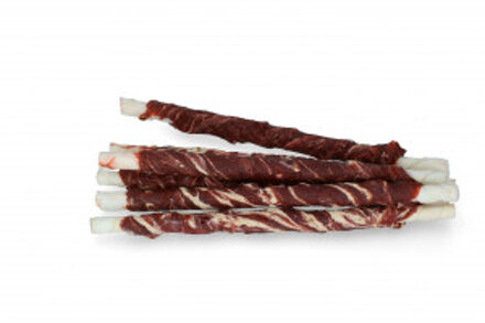 Rolsticks met lam en vis 21 cm 6 x 6 stuks