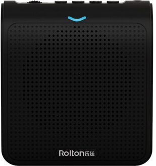 Rolton K100 Draagbare Luidspreker Mini Voice Versterker Microfoon Met Usb Kan Tf Kaart Voor Leraar Gids zwart