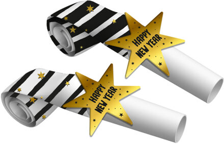 Roltongen BlackGold HNY (6st) Multikleur - Print