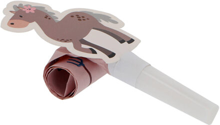 Roltongen Happy Horses (6st) Multikleur - Print