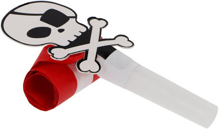 Roltongen Pirate Party Doodshoofd (6st) Multikleur - Print