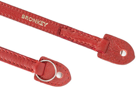 Roma leren draagriem rood 95 cm (limited edition)