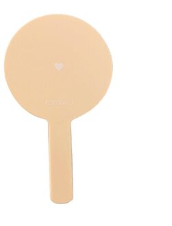 Romand Handheld Make-Up Spiegel Acryl All-Ronde Vierkante Spiegel 2.75 Inch Cosmetische Hand Mini Spiegel Dames Make-Up Spiegel oranje