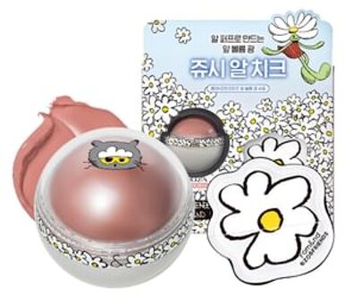 romand X ZO&FRIENDS Juicy Roll Cheek & Puff Set - 2 Types #09 Mellow Daisy