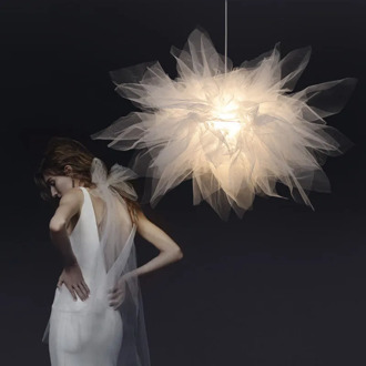 Romantic Feather Chandelier Girls Bedroom Decoration Lace Lace Hanging Lamp for Girls Bedroom Princess Room