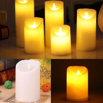 Romantic LED Electric Battery Powered Tealight Candles Flameless For Christmas Wedding Decoration Warm White LED Candle