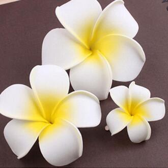 Romantische Plumeria Bloem Bruiloft Bruids Haarspelden Hawaiian Style Foam Bloem Haarspeld Frangipani Bloem Bruids Haar Clip